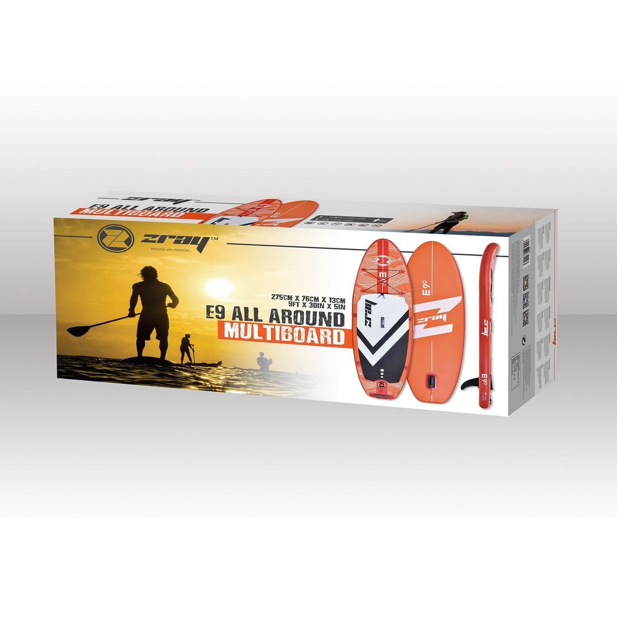 KALTEMP - Stand Up Paddle Zray E9 Inflable 9 Pies