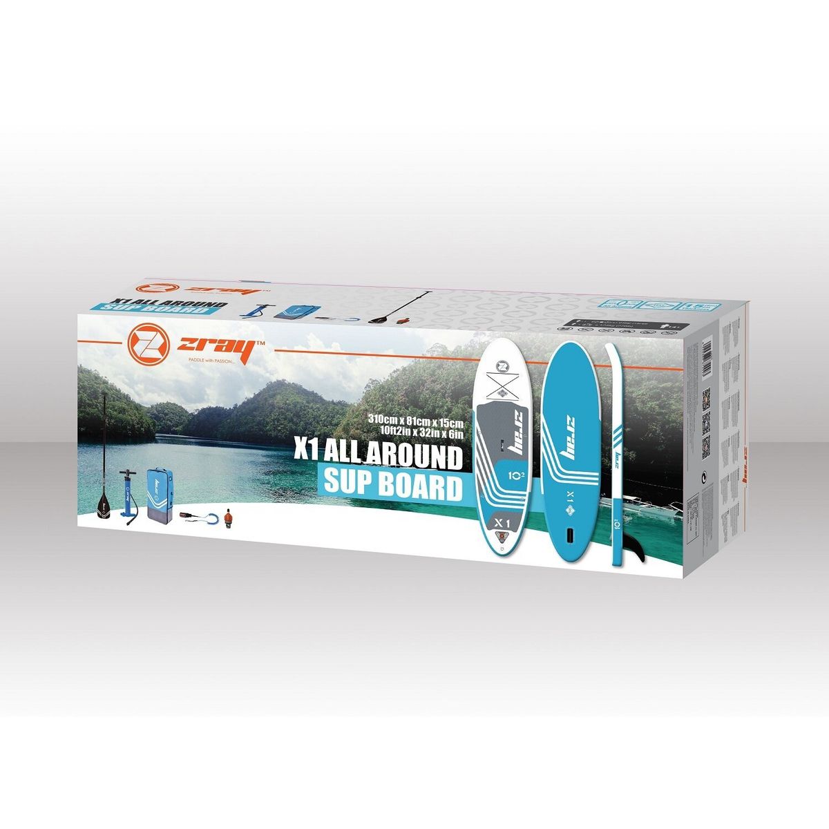 KALTEMP - Stand Up Paddle Zray X1 Inflable 10 Pies