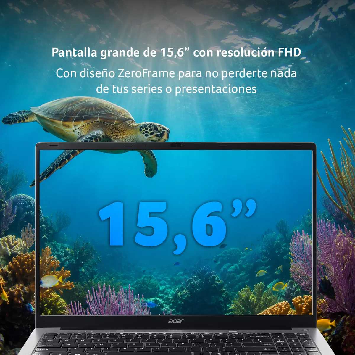 ACER - Notebook Aspire Lite AL15-410P-R9ND-1 | AMD Ryzen™ 5 3500U | 8GB RAM | 512GB SSD | 15.6" FHD