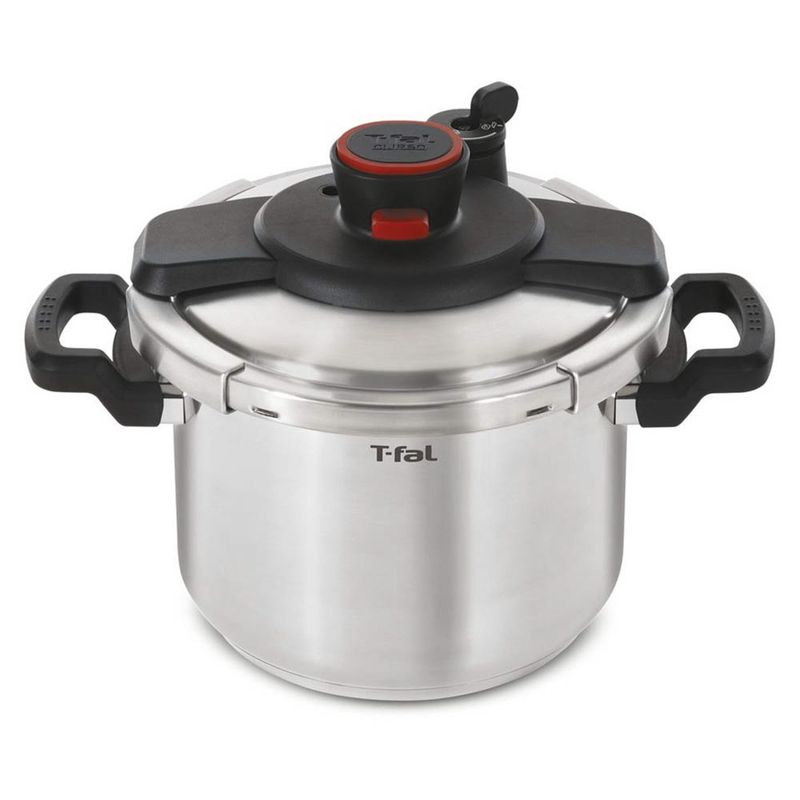 TEFAL - Olla a Presión 7.5 lt Acero Inoxidable Clipso Tefal