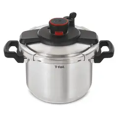 TEFAL - Olla a Presión 7.5 lt Acero Inoxidable Clipso
