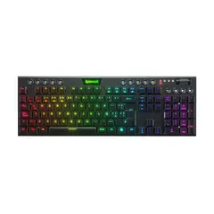 REDRAGON - Teclado Gamer Inalámbrico HORUS K618, Mecanico, Switch Red, Color Negro
