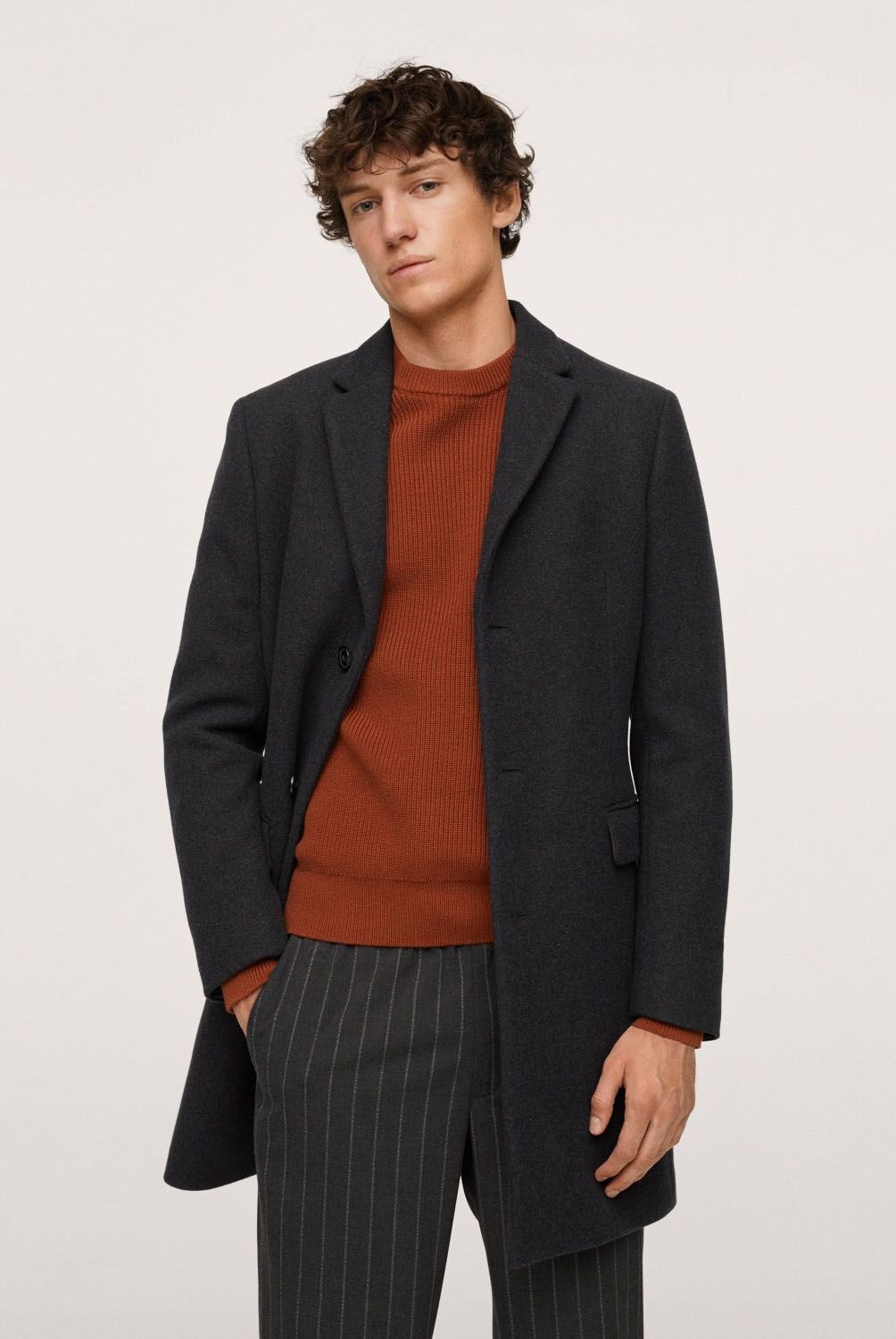 MANGO MAN - Chaqueta Lana Hombre