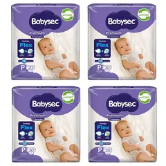 BABYSEC - Pañal Premium Talla P - 80 Unidades