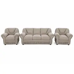 MR WOOD - Juego de Living Hamburgo 3-1-1 / / Beige