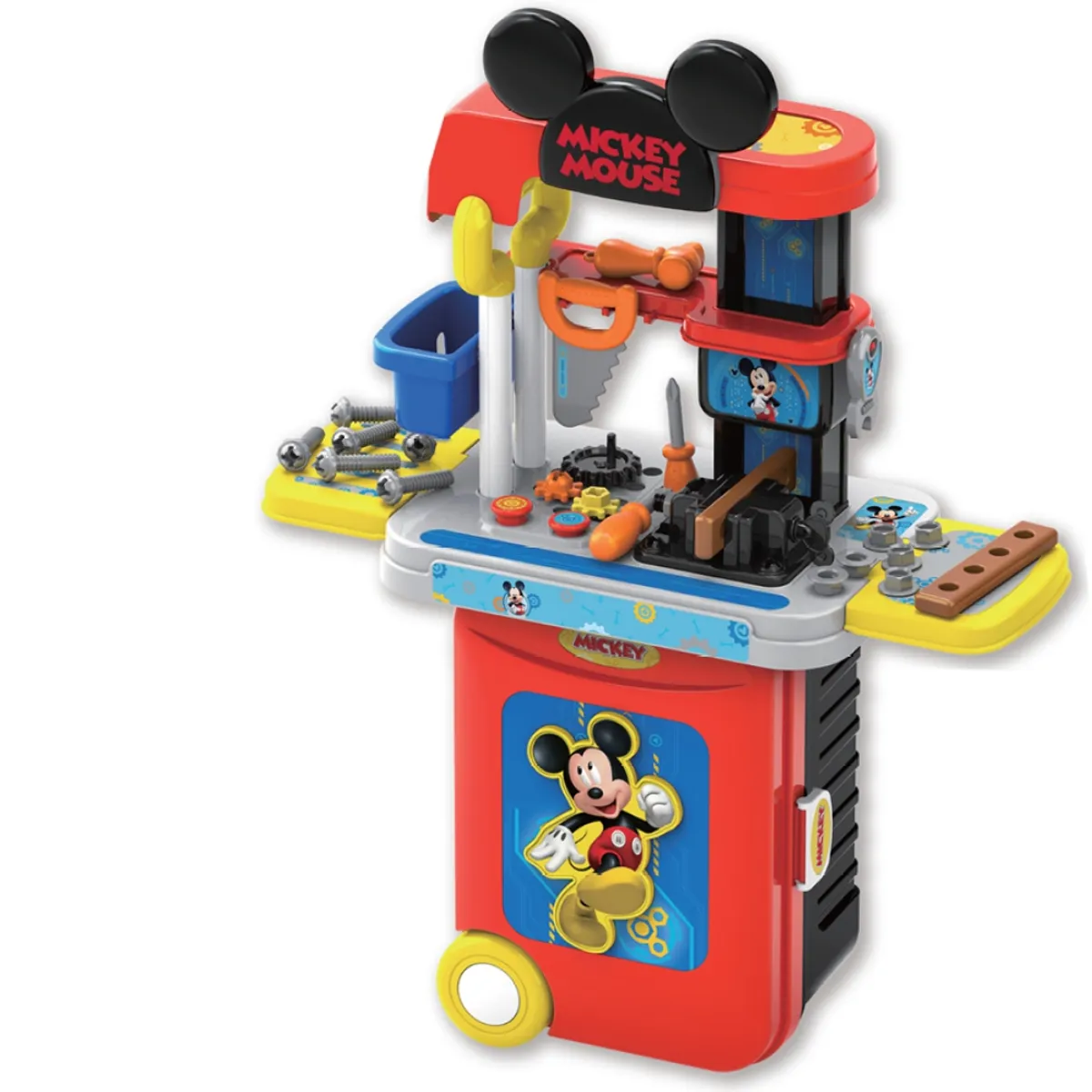 INFANTOYS - Maleta de Herramientas 2 en 1 Mickey Mouse