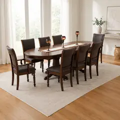 MSA MUEBLES SANTA ANA - Juego de Comedor 8 Sillas Tibet