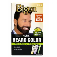 BIGEN - Tinte Para Barba Beard Color B103 Castaño Oscuro