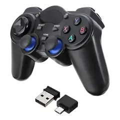 GENERICO - Mando Inalámbrico Gamepad 2,4 Ghz Pc, Tablet. Negro
