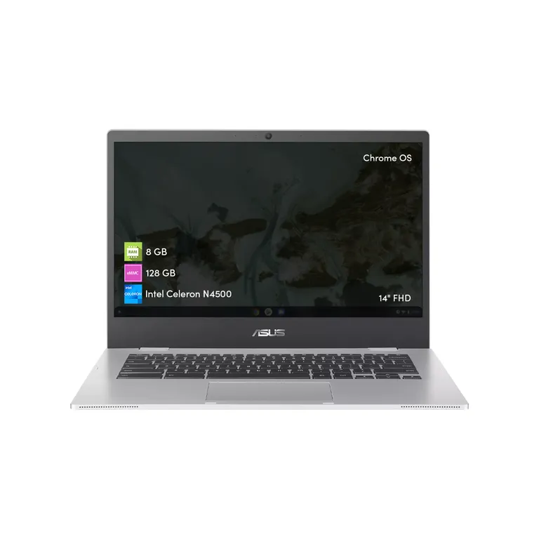 Notebook Chromebook Celeron N4500 8GB 128GB 14' FHD Chrome OS