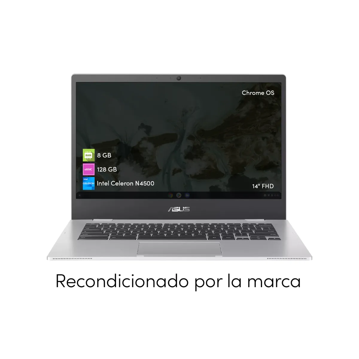 ASUS - Notebook Chromebook Asus Celeron N4500 8GB 128GB 14' FHD Chrome OS