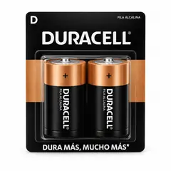 DURACELL - Pila D x 2 unidades