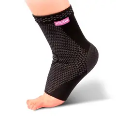 BLU FIT - Tobillera Elastica soporte extra Negro L