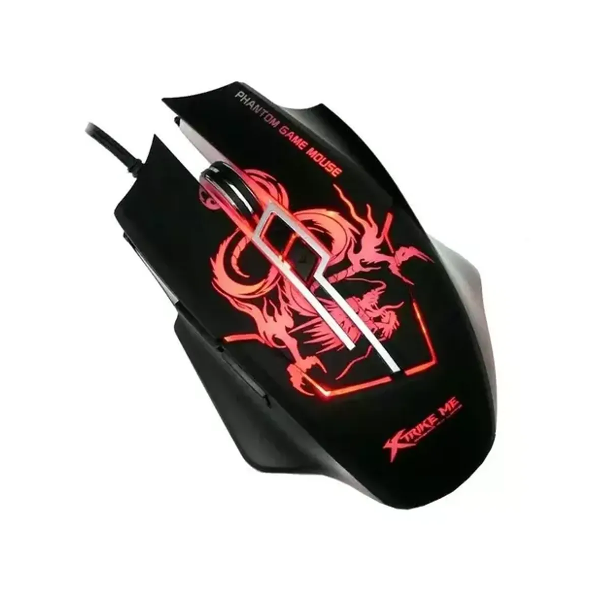 XTRIKE-ME - Kit Mouse+mousepad Gaming Xtrike-me Negro