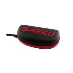 SAEKO - ESTUCHE LENTES NATACION NEGRO-ROJO