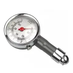 GENERICO - Manómetro Medidor De Aire Presión Neumáticos De 10 A 100 Psi