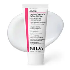 NIDA - Crema antiedad con vitaminas A, B, C y E Youthful Formula Yam Mucin ABCE Crea