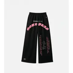 MDF - MDF® Pantalón de buzo o Pantalón Palazzo GOD S LYRICS