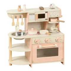 ATURE - Cocina Madera Para Niño Con Horno Y Accesorios Juego Juguete