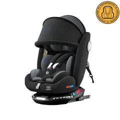 LUBABYCAS - Silla de Auto Convertible 360° Isofix G406 Negra