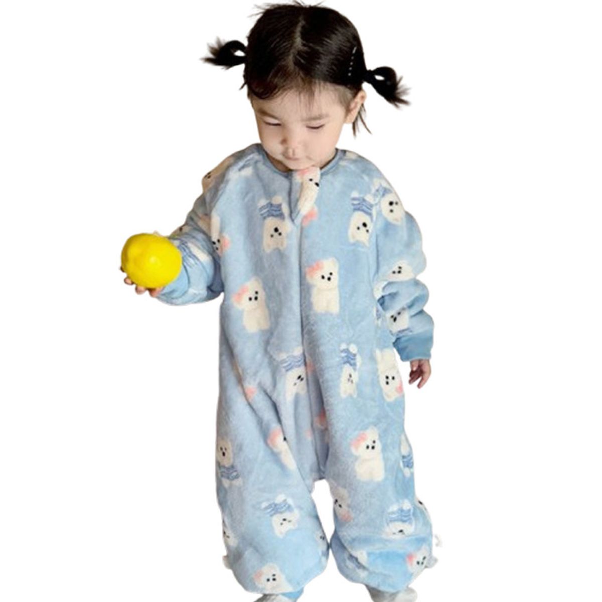 DANWEILE - Saco de dormir pijama cálido para bebés y niños de 1 a 4 años