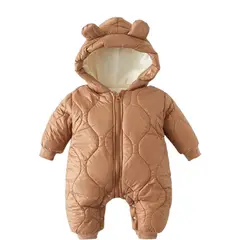 DANWEILE - Body para bebé Body Parka, otoñoinvierno - Marrón