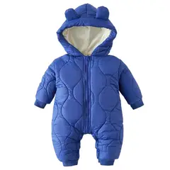 DANWEILE - Body para bebé Body Parka, otoñoinvierno - Azul