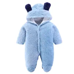 DANWEILE - Body para bebé Body Parka, otoñoinvierno-Azul
