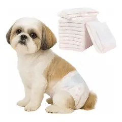 VIDA BUENAS - Pañales Desechables Para Perros Femeninos De 10 Unidades