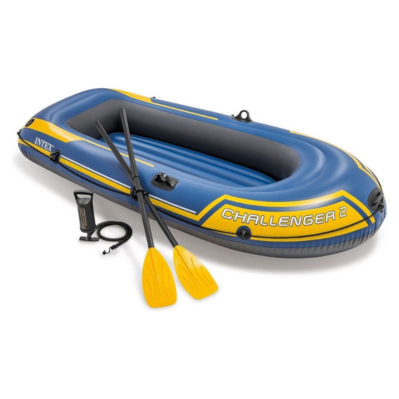 INTEX - Bote Inflable Intex Challenger 2  Remos  Inflad