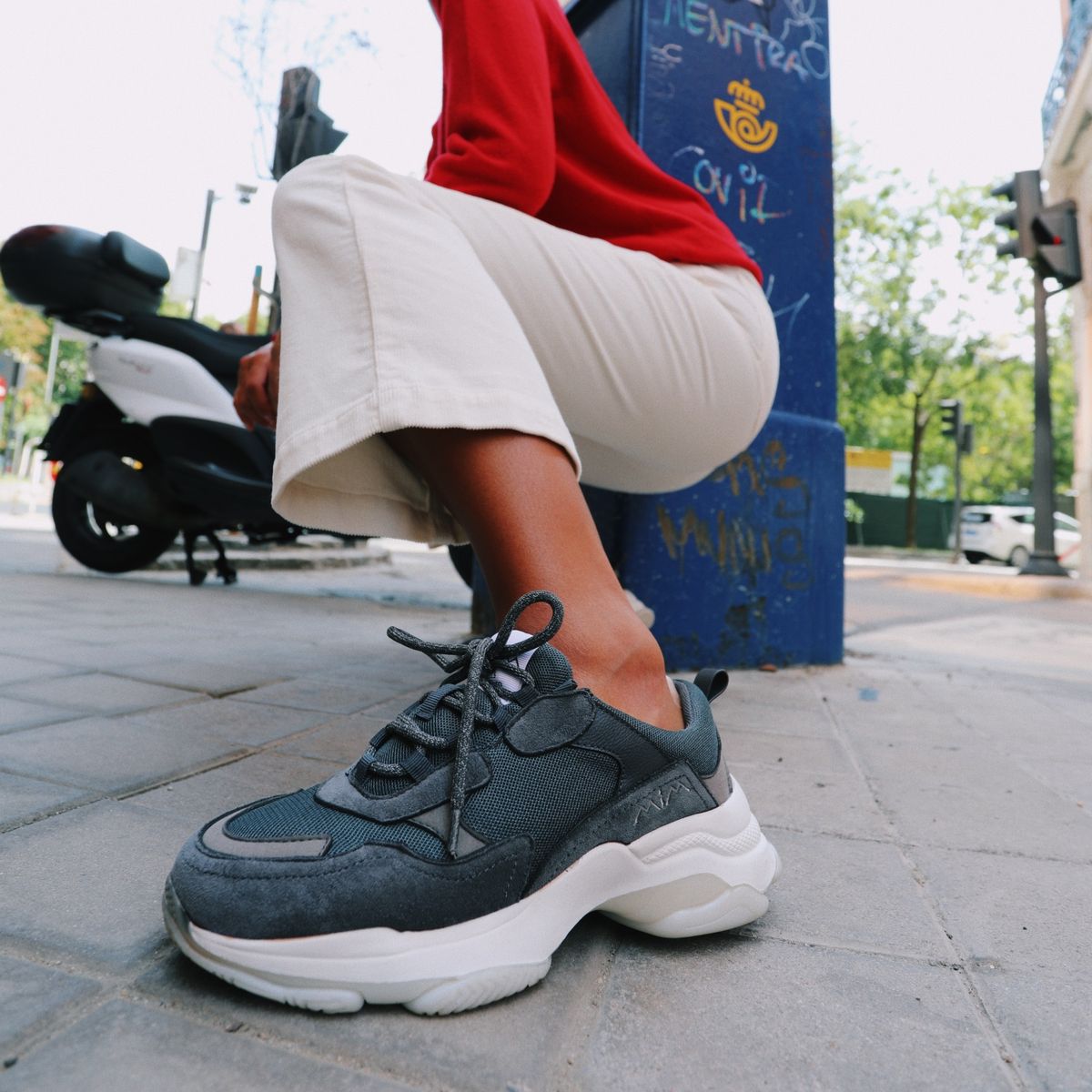 MIM - Mim Zapatilla Urbana Mujer Gris