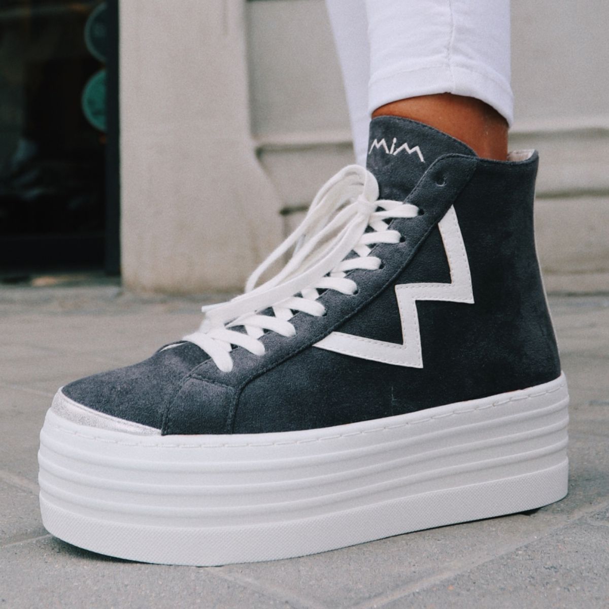 MIM - Mim Zapatilla Urbana Mujer Gris