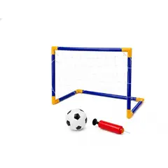 GENERICO - Mini Porteria Arco Futbol Pvc Con Malla Inflador Balón