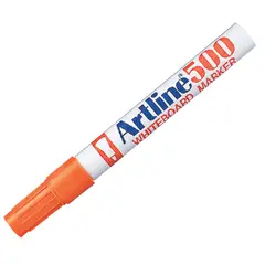 ARTLINE - Plumón Pizarra 500 Punta Redonda Recargable Naranja