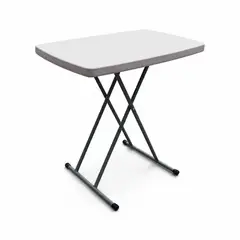 NORTHWEST - Mesa Plegable Rectangular 77.5X50Cm Gris - Altura Ajustable