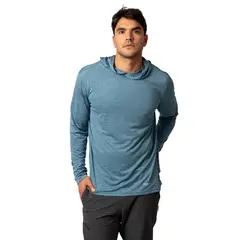 LENGA - Polera Hombre Grit-Dry manga larga Con Capucha Inti Lenga® UPF+50
