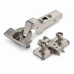 BLUM - 10 Bisagras con Plancheta ClipTop 107 Semicurva