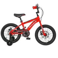 BRABUS - Bicicleta Wolfy Frenos de Disco Aro16 Rojo