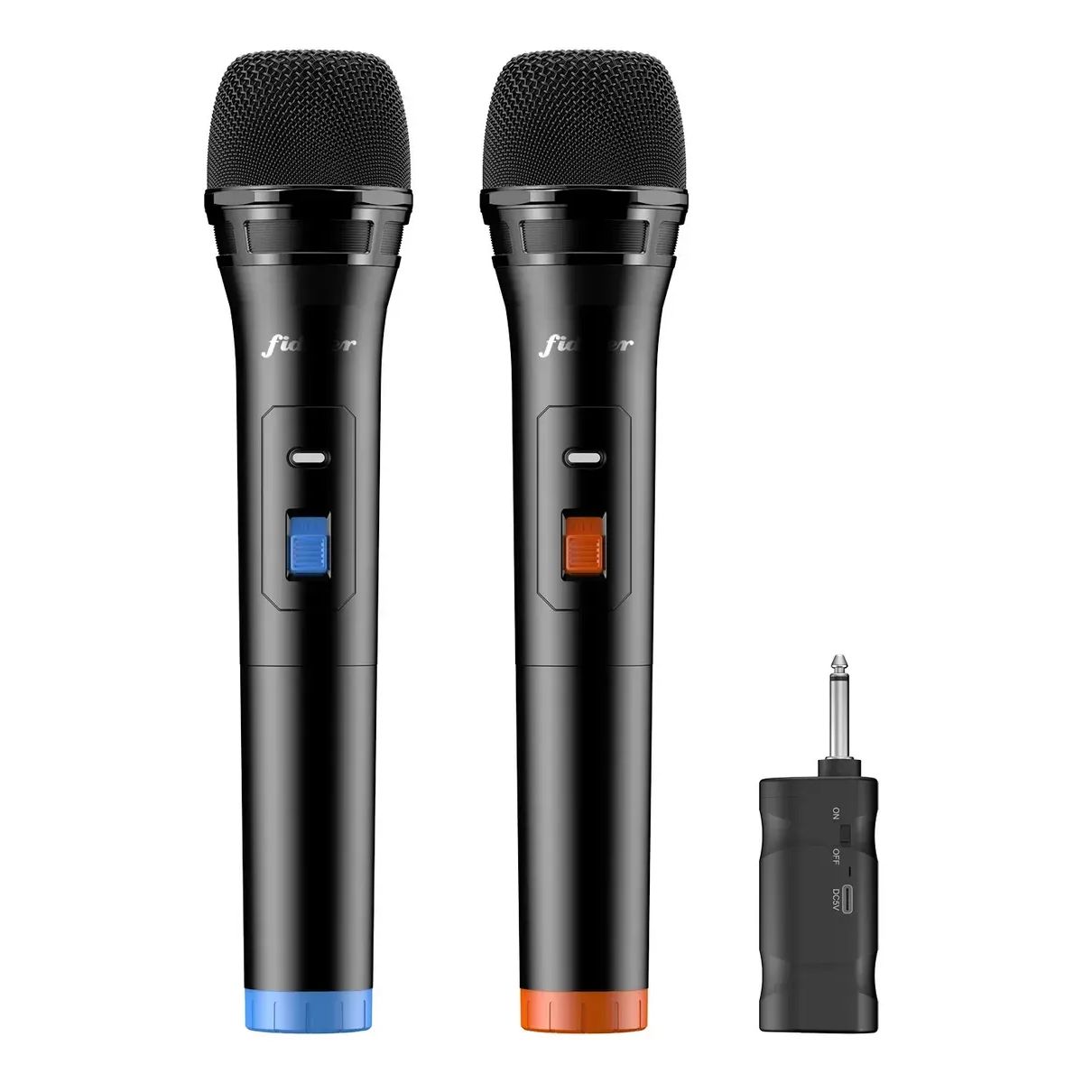 FIDDLER - Kit 2 Micrófonos Bluetooth Fiddler Negro