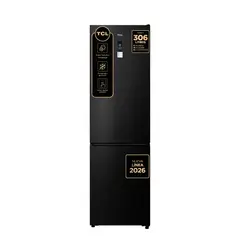 TCL - Refrigerador Bottom Freezer No Frost 306L P306BFB