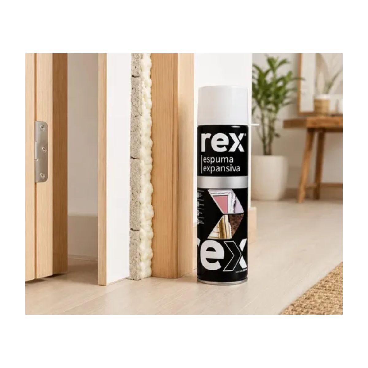 REX - Pack 3 Espuma Expansiva Poliuretano Rex Pack 3x500ml Blanco