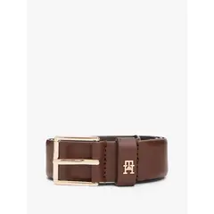 TOMMY HILFIGER - Cinturón Monograma De Cuero