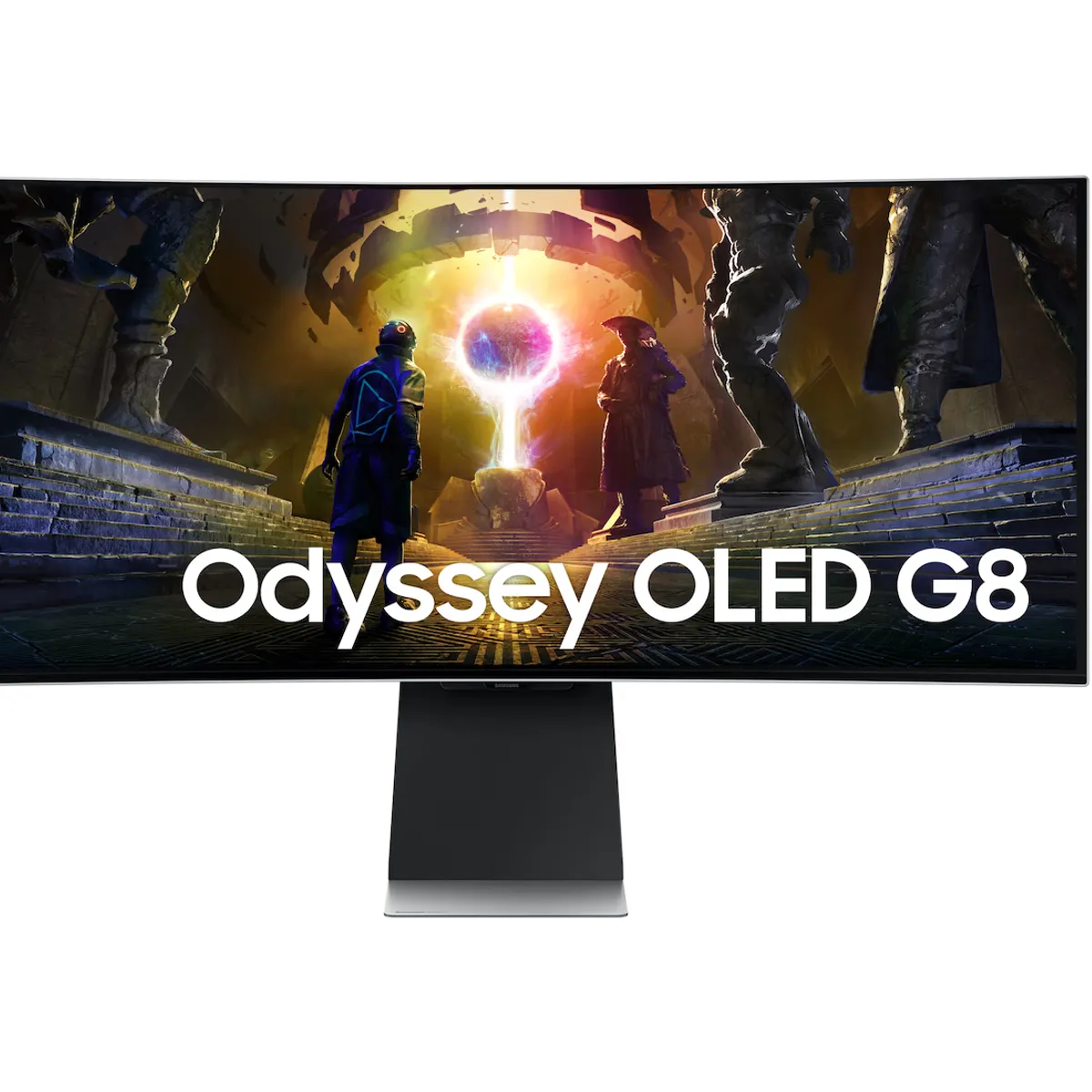 SAMSUNG - Samsung Odyssey OLED G8 G85SD Monitor Gamer Curvo 34”, UWQHD OLED, 175Hz, 0.03ms, HDMI 2.1, Smart TV