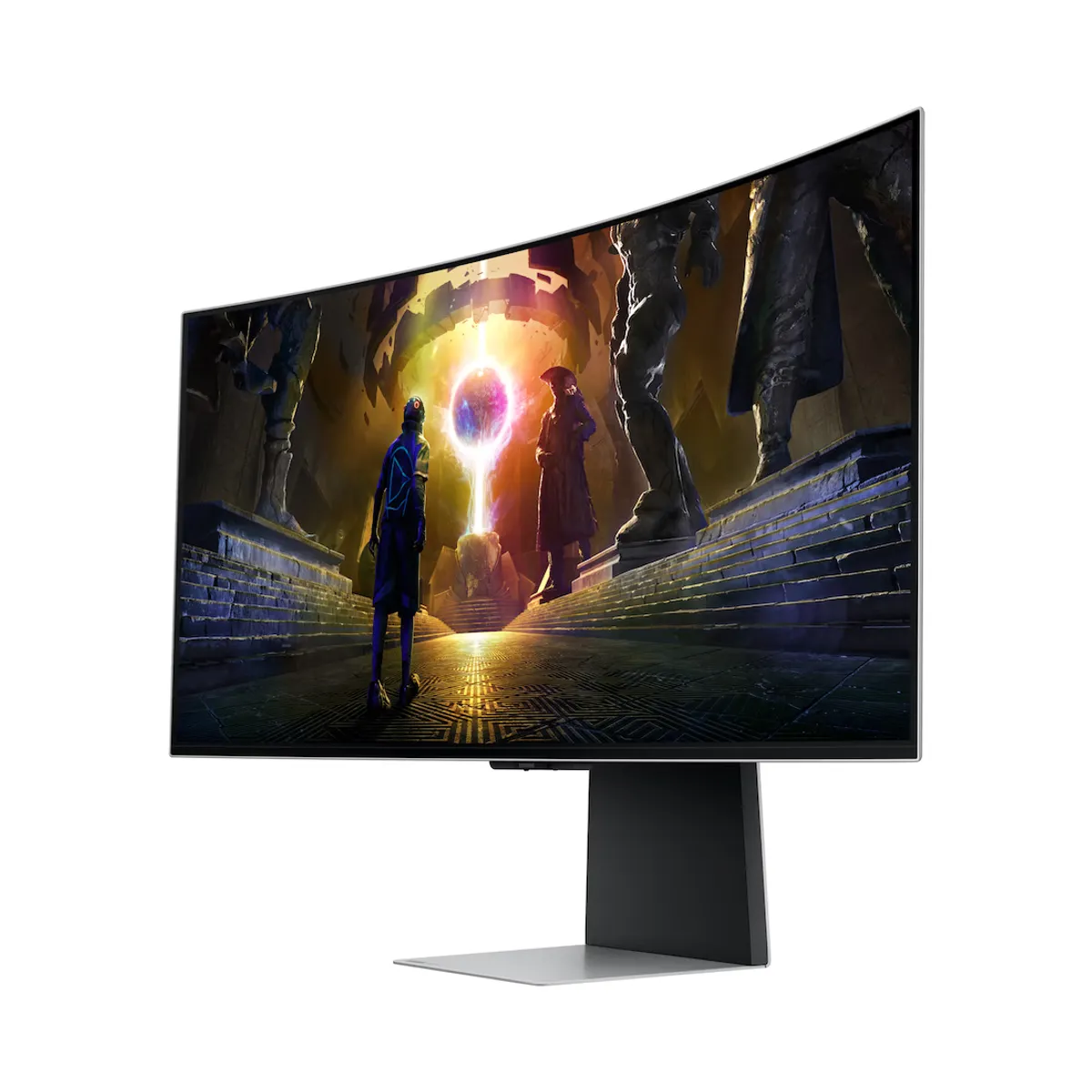 SAMSUNG - Samsung Odyssey OLED G8 G85SD Monitor Gamer Curvo 34”, UWQHD OLED, 175Hz, 0.03ms, HDMI 2.1, Smart TV