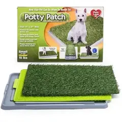 POTTY PATCH - Baño Para Perros Gatos Ecológico Entrenamiento 43x68,5 Cm