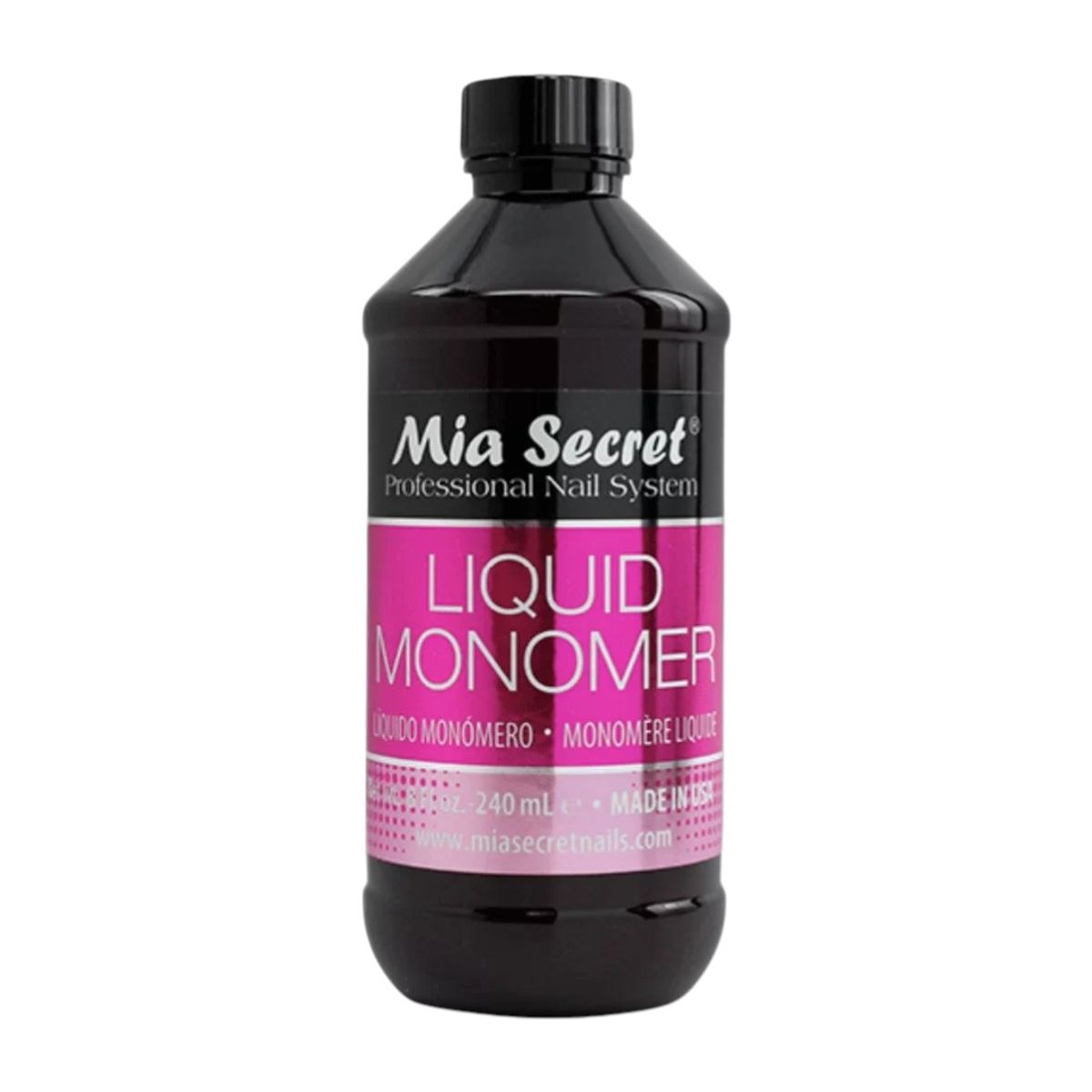 MIA SECRET - Liquid Monomer Uñas Acrilicas Mia Secret 240ml