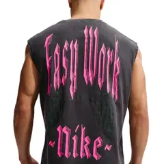 NIKE - Musculosas deportivas Negro Unisex adulto