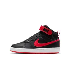 NIKE - Zapatillas Court Borough Mid 2 Negro Unisex niño