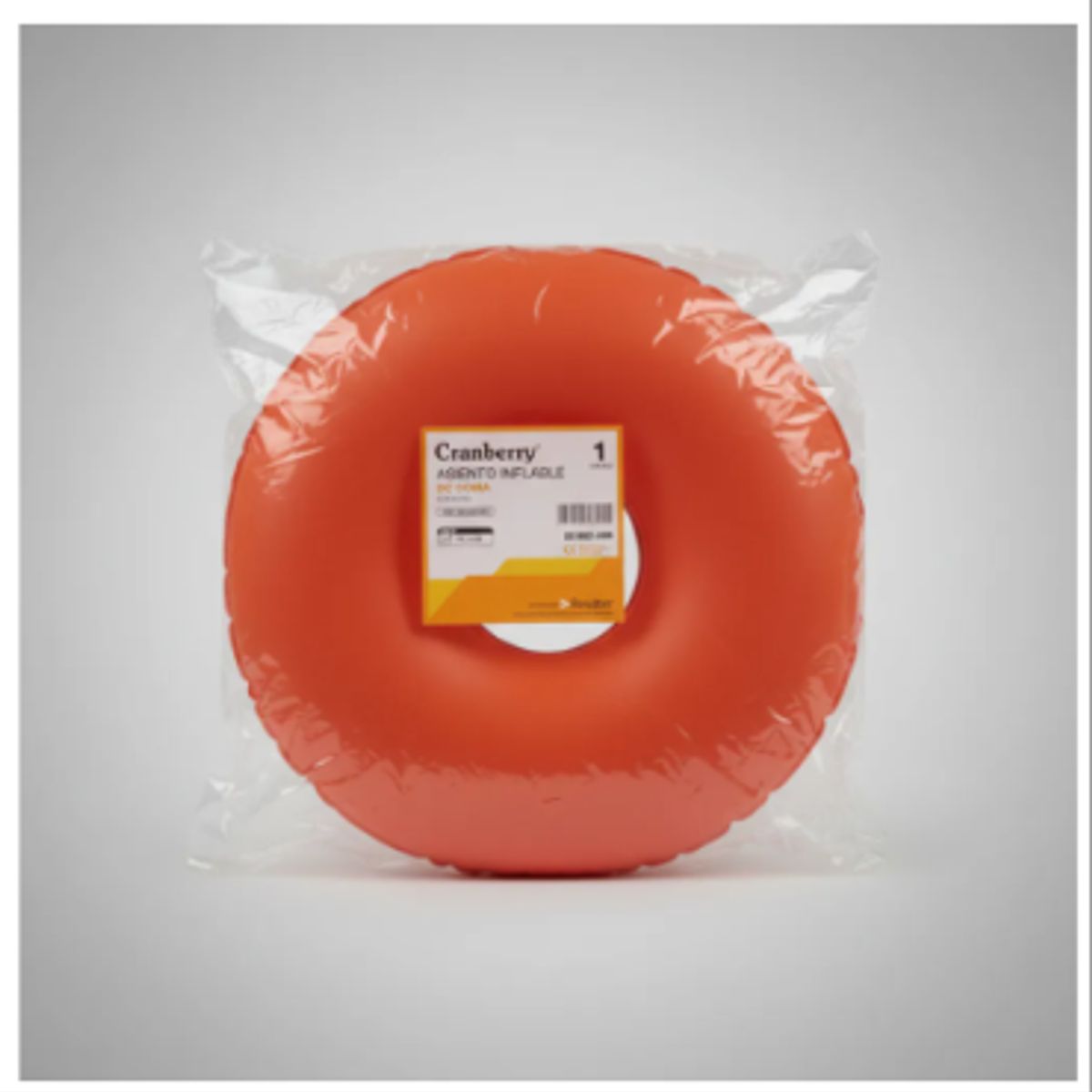 CRANBERRY - Cojín Asiento Inflable Antiescaras Tipo Dona Cranberry