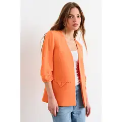 IO - Blazer Mujer Naranjo